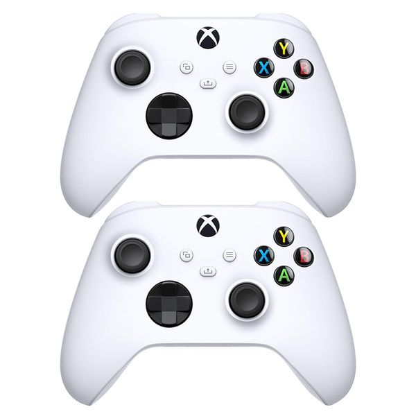 Microsoft QAS-00007 Wireless Controller Robot in White 2 Pack