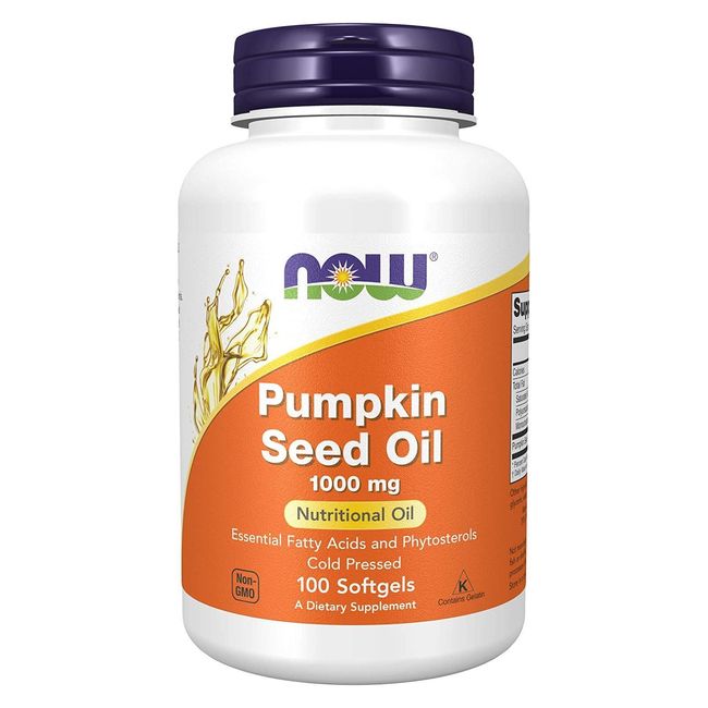 NOW FOODS Pumpkin Seed Oil 1000 mg - 100 Softgels