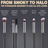 BEAKEY Makeup Brushes Set Professional Foundation Eyeshadow Concealer Blush Pow