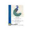 Mouseloft Stitchlet - Peacock - mini counted cross stitch kit