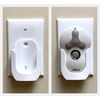 Makesus Ceiling Fan Remote Holder Wall Mount for Hunter 99122 99123 Ceiling Fan Remote Controller (1 Pk White)