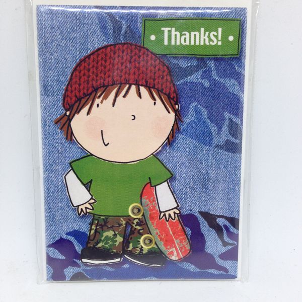 Blank cards Thanks! PACK OF 3