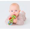 Clementoni - Little Dragon Rattan Baby Dummy with Teether Toy for Children 3 Months Strengthens Motor and Sensory Skills Made in Italy Colour Multilingual 17779