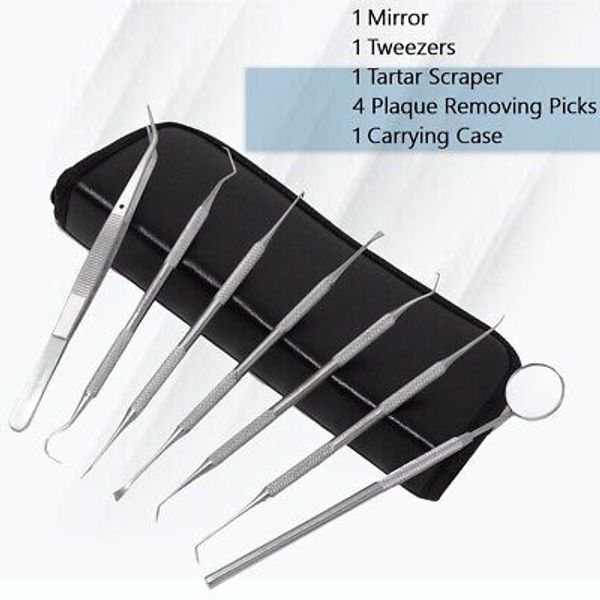 8 PC SET Dog Teeth Cleaning Tool Dental Pick Probes New