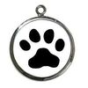 Wag Tag Paw Print Dog Collar Charm