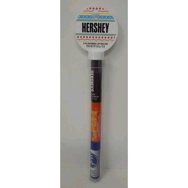 Hersheys Lip Balm Reeses Chocolate & York Peppermint Flavored Lip Balm