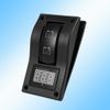 Battery Test Panel Rocker Switch, LED Backlight Battery Test Panel Rocker Switch Voltmeter 12V DC for Car Boat Marine