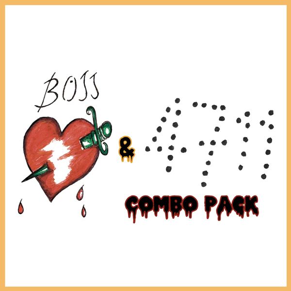 Frank N Furter BOSS & 4711 Temporary Tattoo Combo Pack Rocky Horror Picture Show (5-Pack - 10 tattoos)