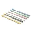 "Easy to Polish" Toothbrush, Natural Color, Fine, Normal, Designed by Toothbrush Artisan, Shigekichi Tanabe, Made in Japan (6 Pieces)