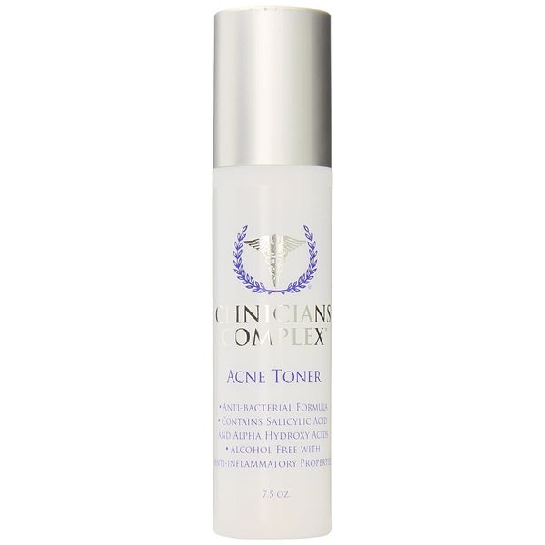 Clinicians Complex Acne Toner - Calms and Soothes Skin 7.5 Oz