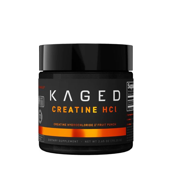 Kaged Creatine HCl Powder | Fruit Punch | Supports Muscle Growth and Recovery | Patented Creatine Hydrochloride Formula | Easy Digestion and Enhanced Muscle Absorption | 75 Servings