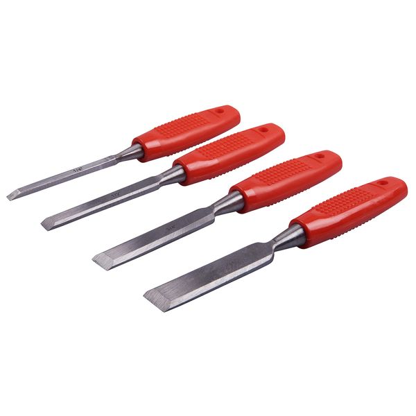 Amtech E0750 Wood Chisel in Box, 4-Piece