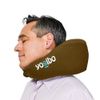 Yogibo Neck Pillow, X Logo, Chocolate Brown