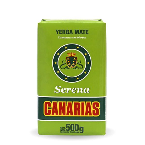 Yerba Mate Canarias Serena 500g Mate Canary Tea Leaf Green