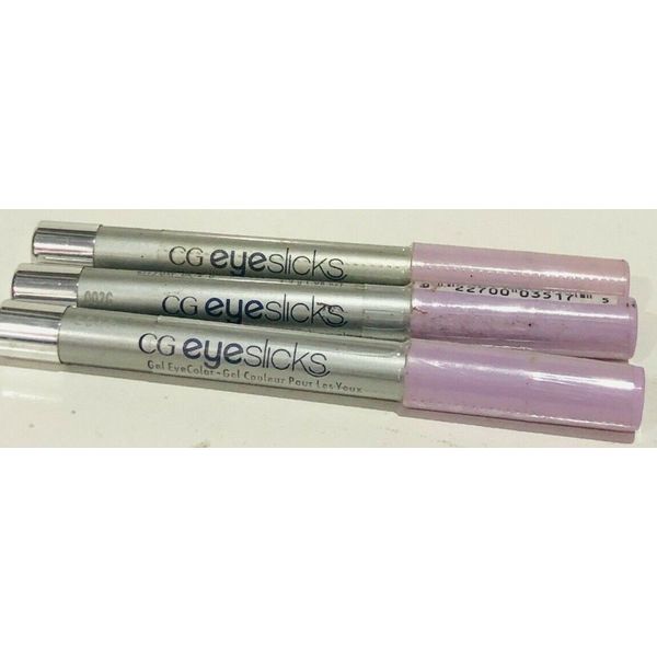 CoverGirl CG EyeSlicks Gel Eye Color SILVER LILAC  Sealed 3 PACK