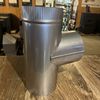7” stainless steel stove pipe/chimney tee