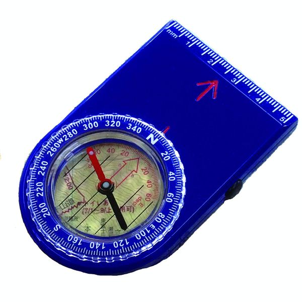 YCM 13021 LED Pocket Compass for Outdoors & Camping, No. LED01R