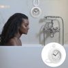 CLISPEED Bathroom Clock, Waterproof Shower Hanging Clock Small Wall Clock Digital Clock without Battery for Bathroom Pool Supplies