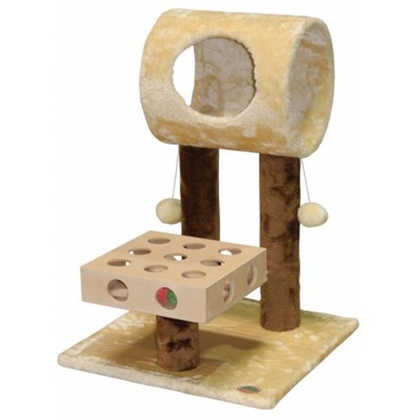 IQ Busy Box Cat Tree House Toy Condo Pet Furniture  17.75 W x 20 L x 26 H in.