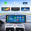 Large Screen Portable 10.26" Carplay Android Auto 4k Dash Cam Car Stereo SAT NAV