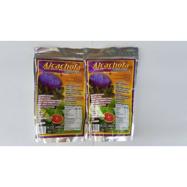 2 pack Artichoke the  Best Healthy Life Reforsada 14 oz Rosas Products 12/2024