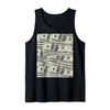 100 Dollar Bill Money Tank Top