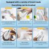 Electric Cleaning Brush Portable Scrub Brush Bring 5 Replaceable Brush Heads