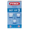 Pyrex Bowl Set, 0.5L/1.0L /2.0L, 3 Piece