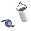 BoxWave Cable Compatible with Lander Boulder Lantern - miniSync - USB-A to USB Type-C, Retractable Cable 5 Pre-Set Lengths Avoid Tangles