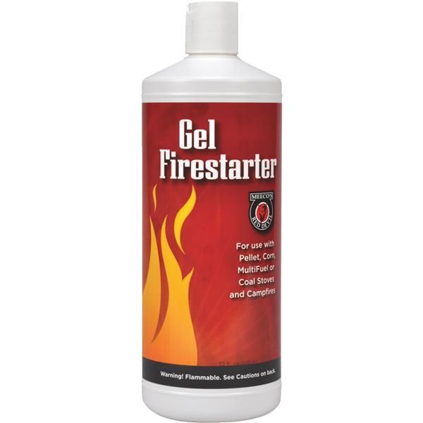 (3)- Meeco´s Red Devil 32 Oz Coal Pellet Corn Stove Fire Starter Gel 432
