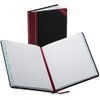 Boorum & Pease 38300R Record Book, Ruled, 300 Pages, 9-5/8-Inch x7-5/8-Inch, Black/Red