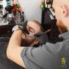 The Cambridge Cutthroat® Straight Edge Razor Kit with 10 Blades Missanda Hardwood & Stainless Steel Professional Barber Cut Throat Razor, Premium Mens Single Blade Razor Shaver, Moustache & Beard Shaper Trimmer, Leather Travel Pouch Included