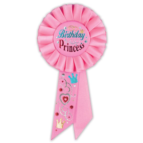 Beistle Birthday Princess Rosette
