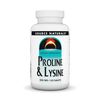 Source Naturals L-proline & l-lysine, 550 mg - 120 Tablets