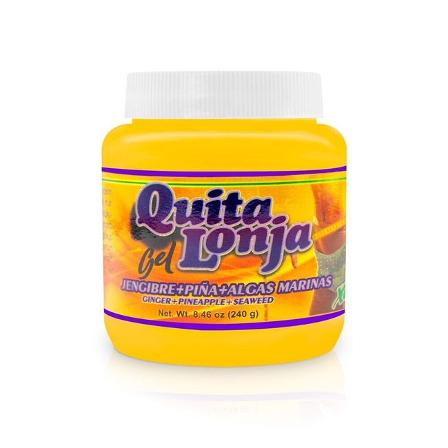 GEL QUITA LONJA - GINGER + PINEAPPLE + SEAWEED, 8.46 oz (240 g)