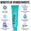 Ollie Clean Mint Nano Hydroxyapatite Toothpaste for Teeth Whitening, 10% Hydroxy
