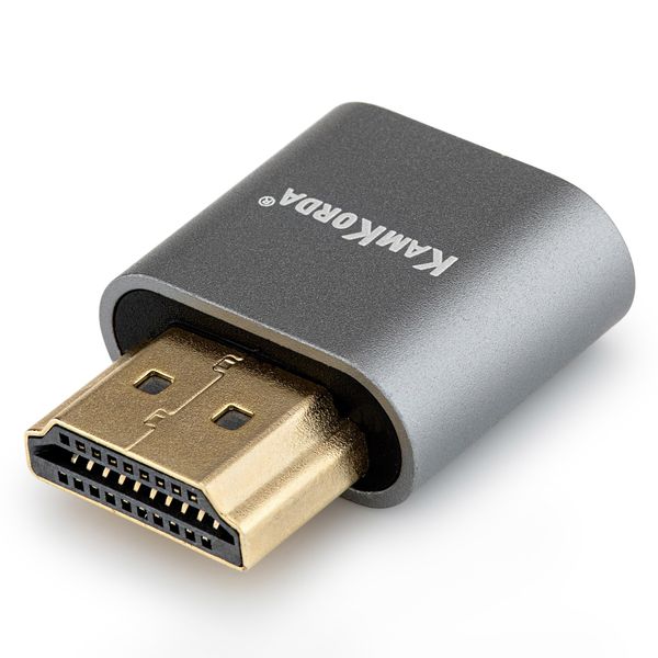 KamKorda HDMI Dummy Plug 4K, HDMI Connector, Modulator Headless Ghost BTC Crypto Mining Miner Emulator for Monitors