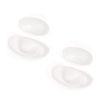 BEAUTY PLAYER Silicone Shoulder Pads Power Shoulder Pads Formal Suit Jacket for Ceremonial Occasions School Entrance Ceremonies Graduation Ceremony (Transparent, 2 Pairs)