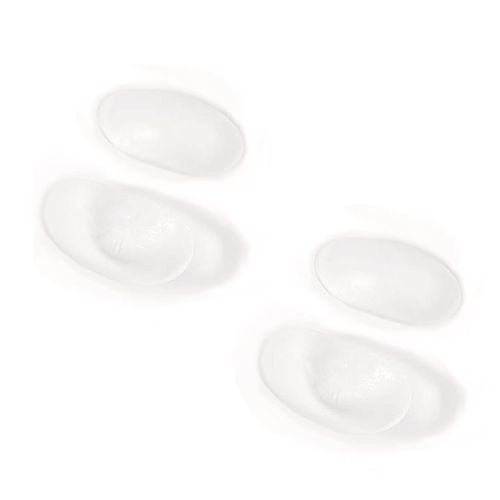 BEAUTY PLAYER Silicone Shoulder Pads Power Shoulder Pads Formal Suit Jacket for Ceremonial Occasions School Entrance Ceremonies Graduation Ceremony (Transparent, 2 Pairs)