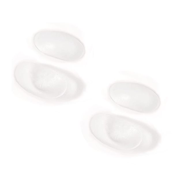 BEAUTY PLAYER Silicone Shoulder Pads Power Shoulder Pads Formal Suit Jacket for Ceremonial Occasions School Entrance Ceremonies Graduation Ceremony (Transparent, 2 Pairs)