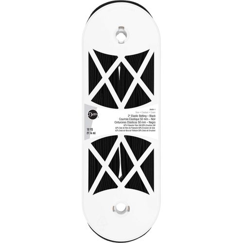Dritz 2" Elastic Belting, Black