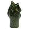 Green Ceramic Fish Cocktail Tiki Mug
