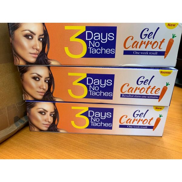 3 DAYS NO TACHES CARROT  GEL PACK OF 3