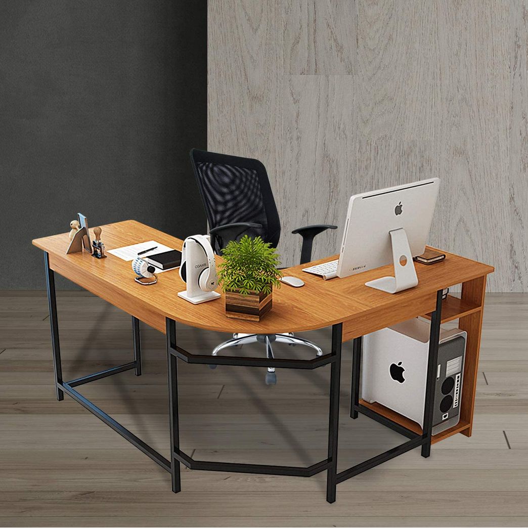 Prepac L Shaped Corner Computer Desk — Wholesale Furniture Brokers