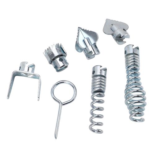 Drain Cleaner Tool, Drain Cleaner Cutter Heads Set, Manganese Steel Drain Auger Cleaner Tool for Dredging Machine, Wire Cutters