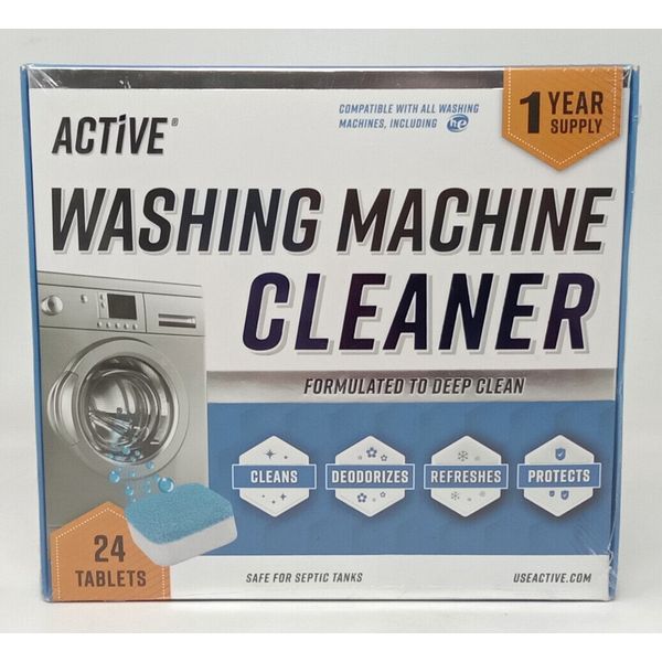 Active - Washing Machine Cleaner - 24 Pack - 12 Month Supply