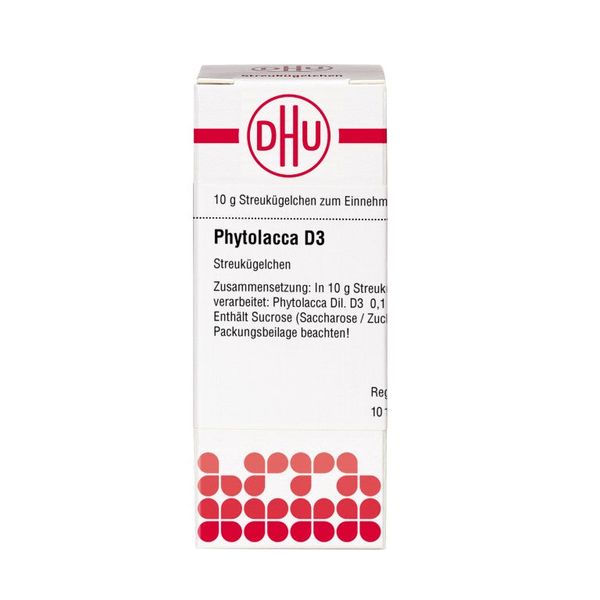 DHU Phytolacca D3 Streukügelchen, 10 g Globuli