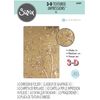 Sizzix 3-D Textured Impressions Embossing Folder Dandelion Wish by Kath Breen, 665001, Multicolor