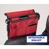 Ducksback Mobility Scooter/Wheelchair Pannier Bag with Wallet Versatile Storage Red