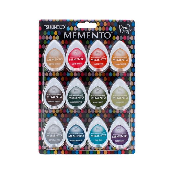 Tsukineko Inks Memento Dew Drop 12/Pk Snow Cones